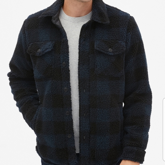 gap factory sherpa jacket